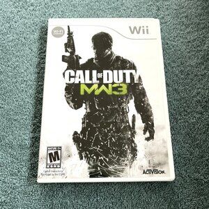 Wii Call Of Duty MW3 Modern Warfare 3 Wifi Compatible VGC 2011